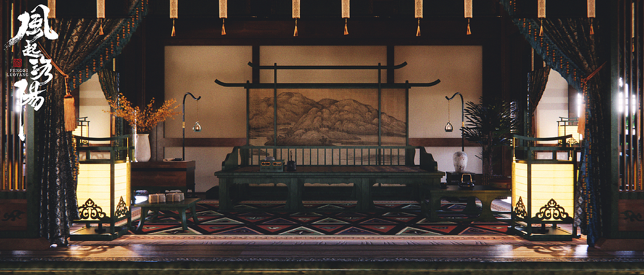 《风起洛阳》美术概念设计 — 百里府（图ZMjgxNDkzMzY0） - 设定/分镜 - 站酷设计师花纹_原创素材 - 站酷ZCOOL