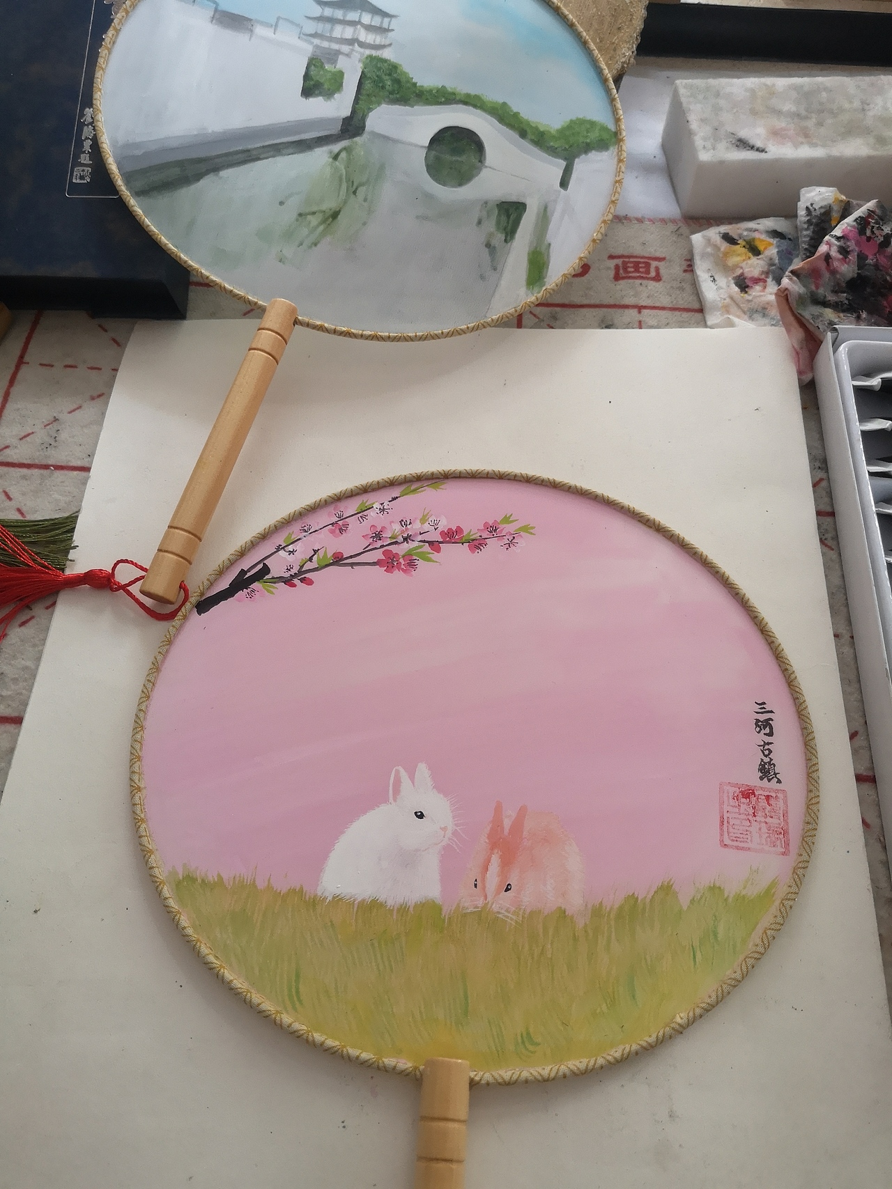2021年最舍不得删掉的是亲手画的团扇艺术（图ZMjg1Mzk4MzUy） - 绘画 - 站酷设计师龙人之梦原创素材 - 站酷ZCOOL