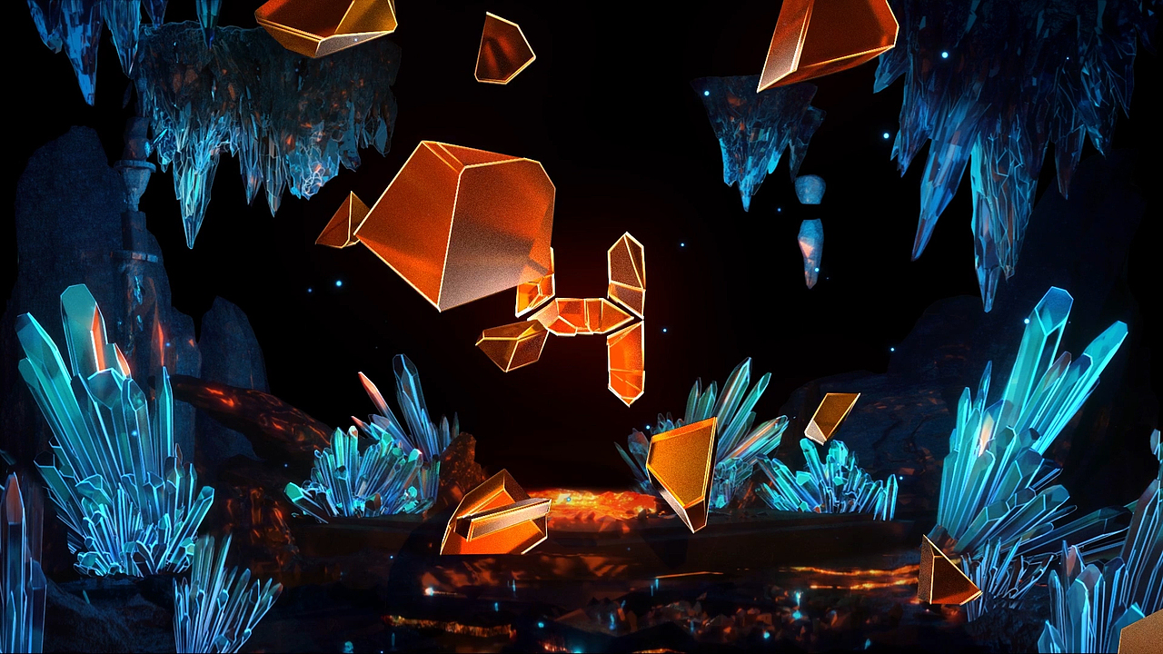 虚拟AR火山水晶倒计时（图ZMjE1NDQwOTIw） - 影视后期 - 站酷设计师YGtime原创素材 - 站酷ZCOOL