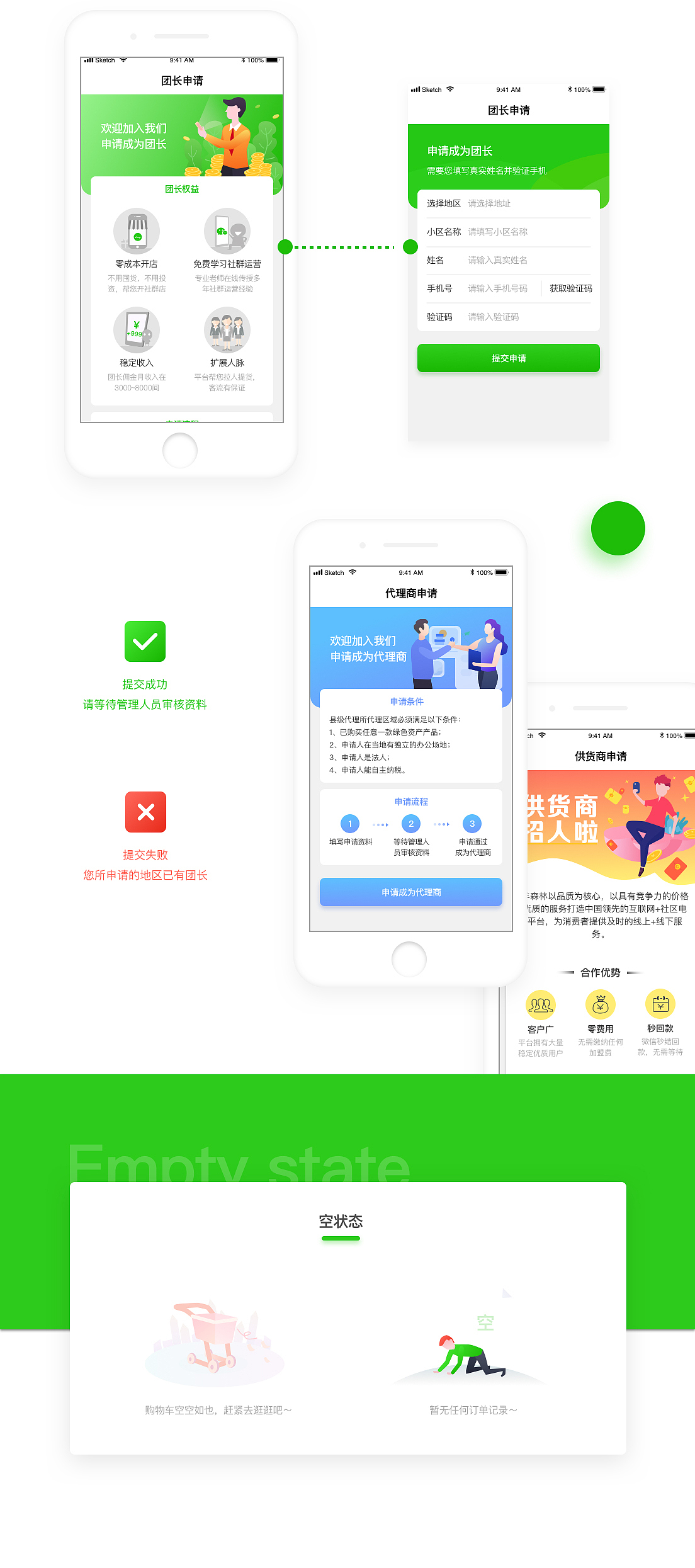 商城类UI界面