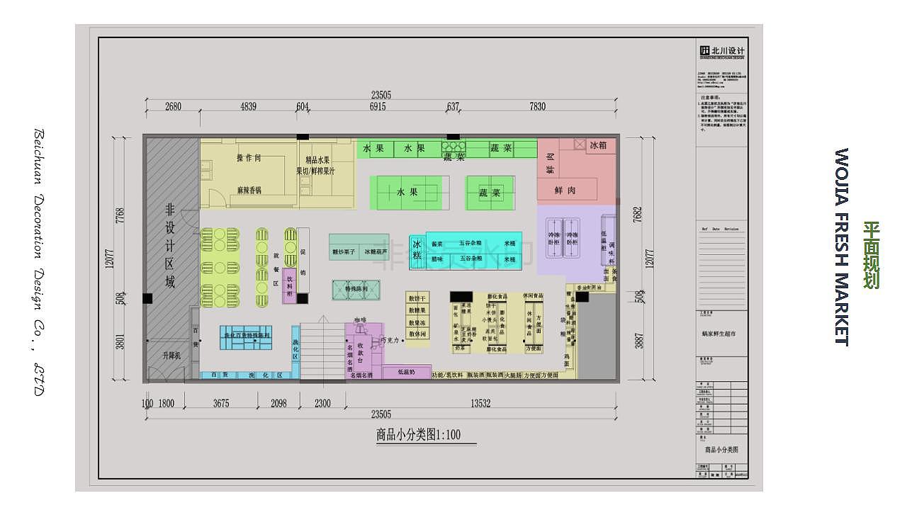 蜗家鲜生超市装修设计方案