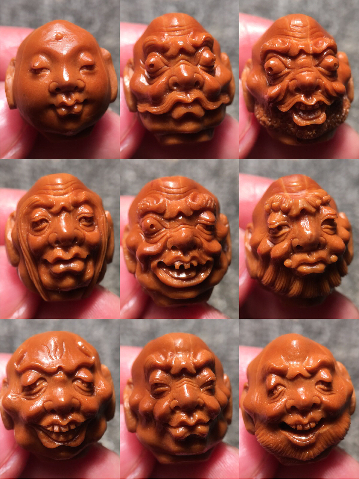 双面十八罗汉（图ZOTM1ODc5Njg=） - 其他手工艺 - 站酷设计师常态文玩原创素材 - 站酷ZCOOL