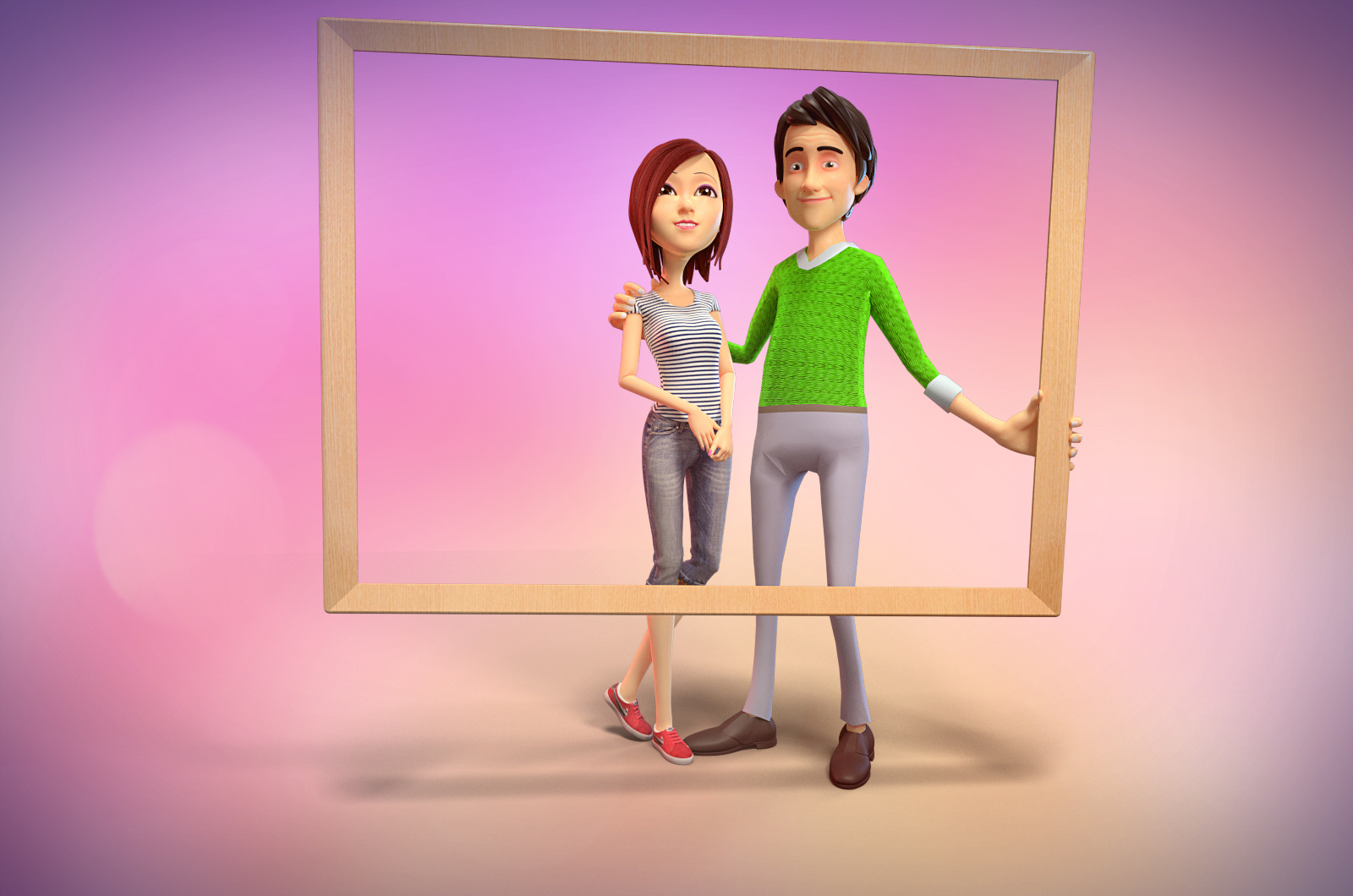 卡通建模 3d建模 影视动画 卡通角色 三维人物