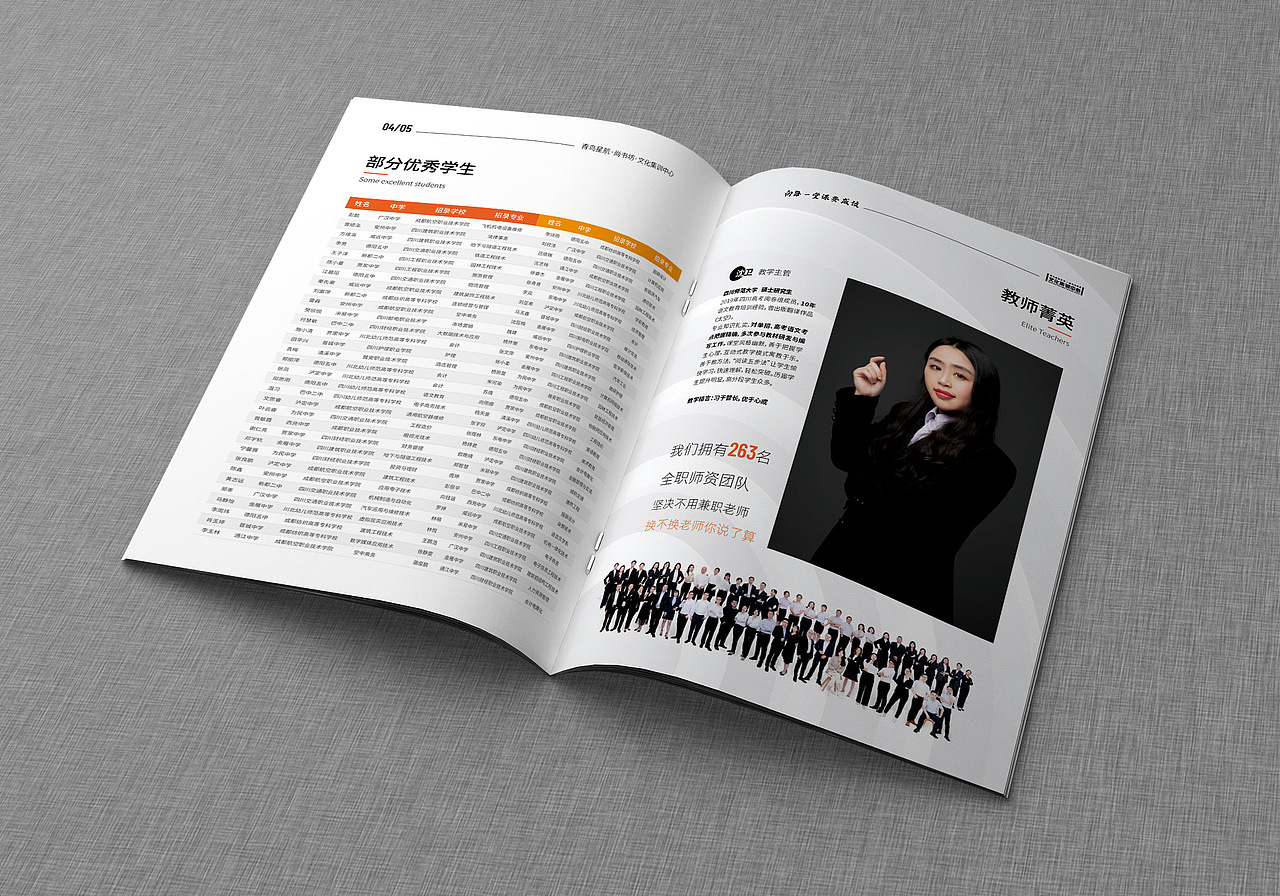 教育机构画册