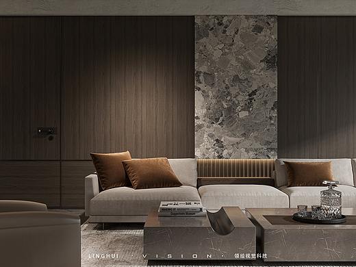 LINGHUI领绘视觉VISION—家装平层效果图