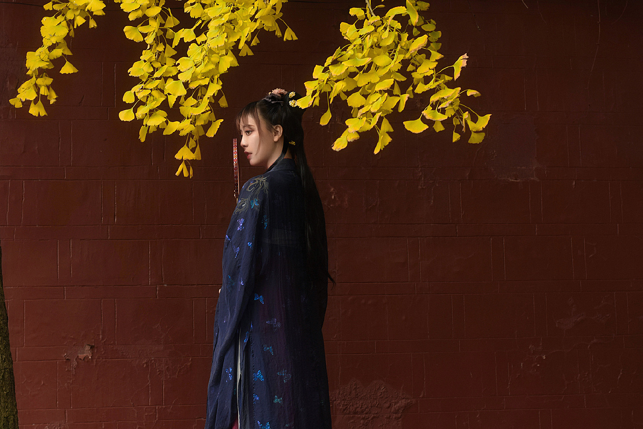 醉红尘汉服人像摄影作品的简单介绍