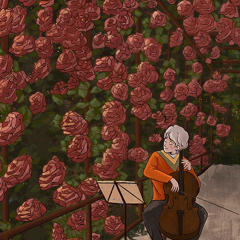 插画研究生项目｜街头音乐家[二]（图ZMzE3OTM3MzY0） - 绘本 - 站酷设计师几何效应原创素材 - 站酷ZCOOL