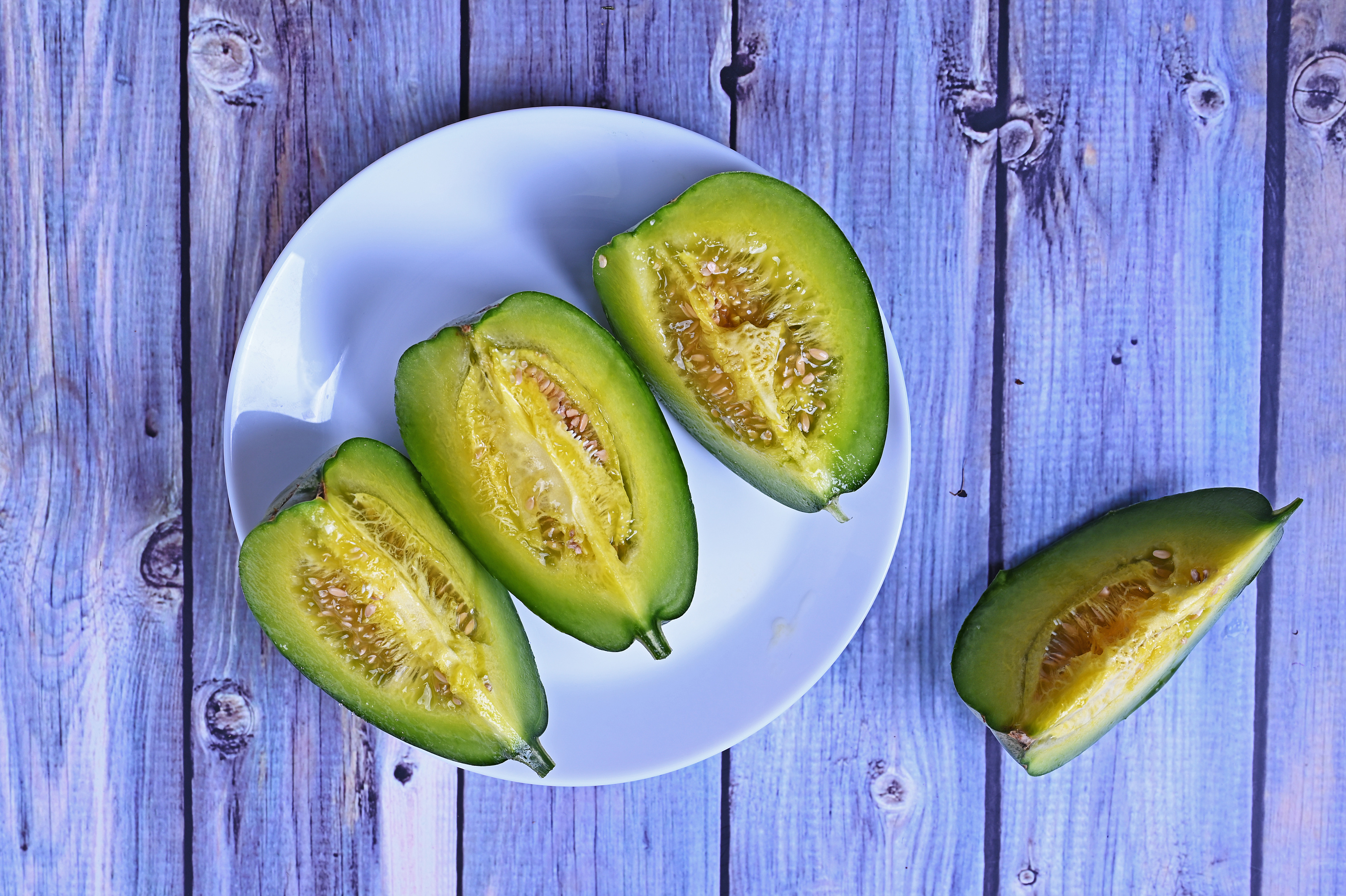 绿宝甜瓜产品摄影