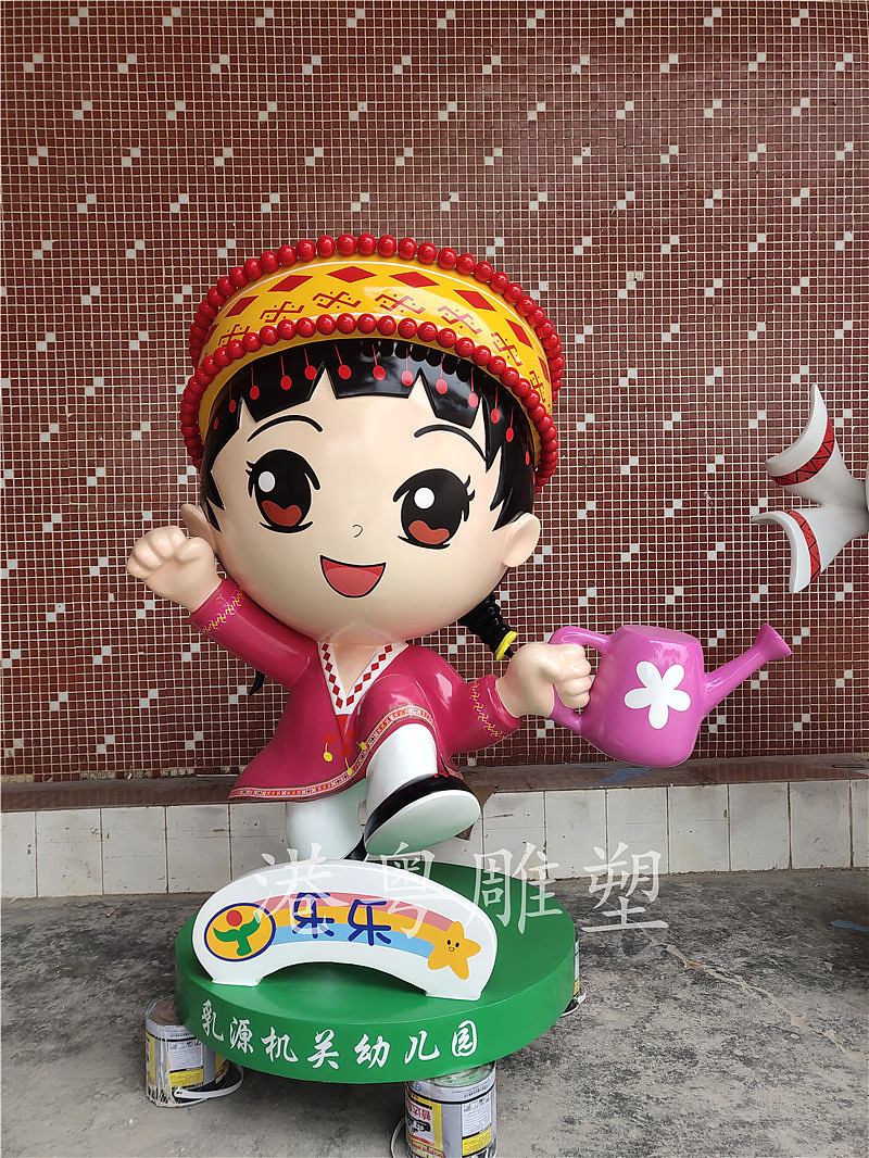 乳源机关幼儿园玻璃钢校园幼儿园吉祥物卡通雕塑摆件（图ZMjM4Nzk0MjE2） - 雕塑 - 站酷设计师港粤雕塑艺术厂家原创素材 - 站酷ZCOOL