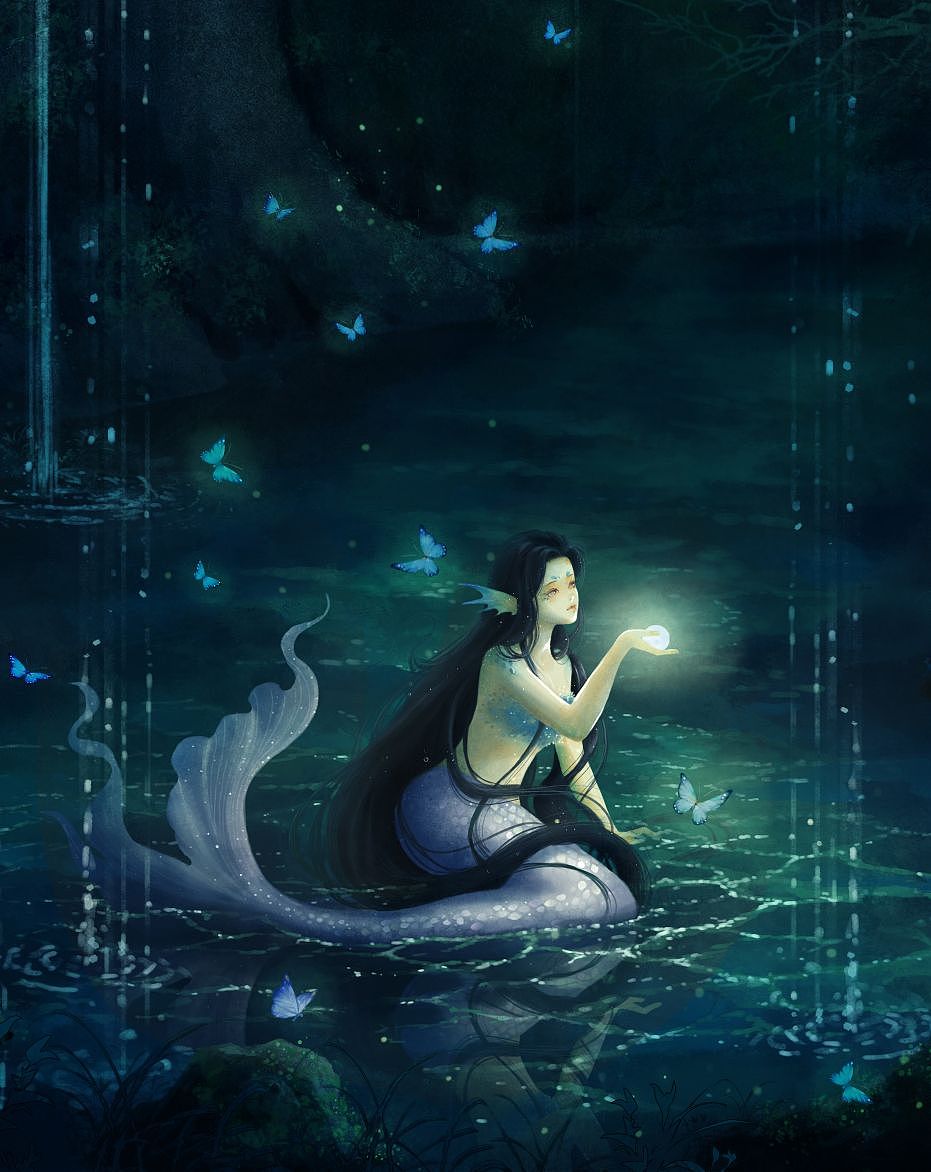 蝴蝶谷,鲛人泪……