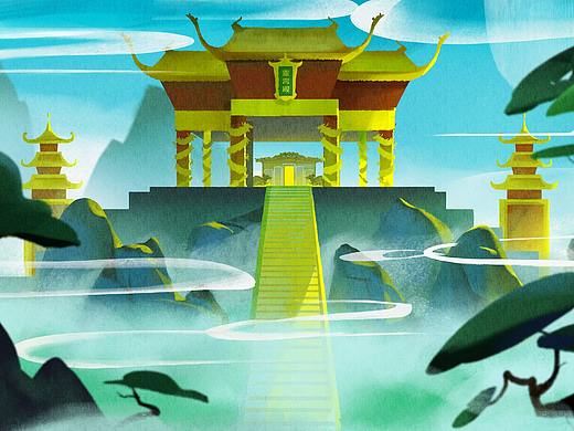 《天宫众神赴宴记》前期美术 - 滴滴代驾