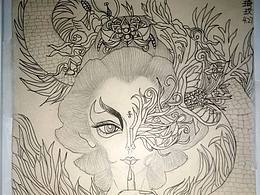 《曼佛女像》