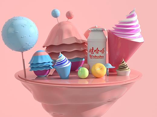 C4D 娃哈哈作品案例