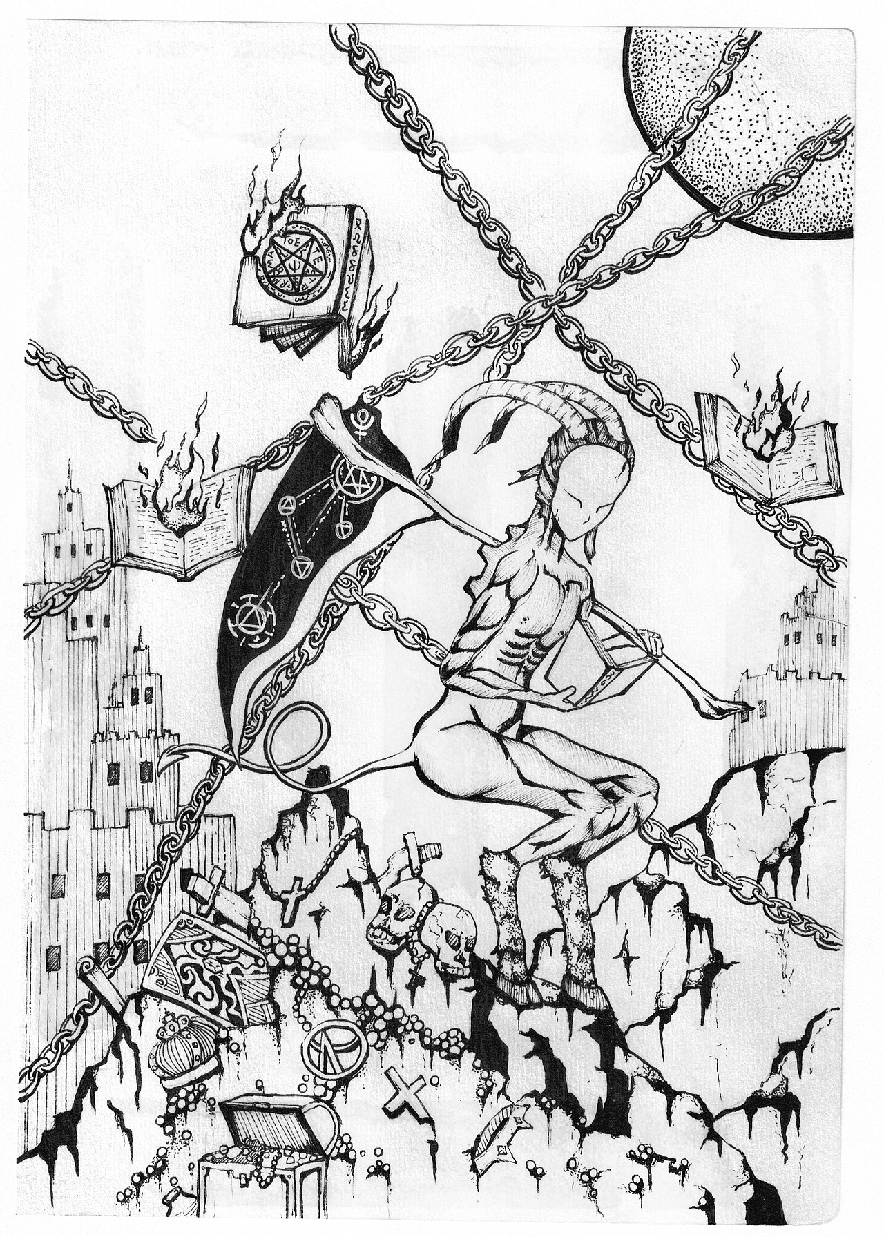 巴风特初稿（图ZOTA1NTUzMzY=） - 艺术插画 - 站酷设计师吧啦吧啦哼哼哼原创素材 - 站酷ZCOOL