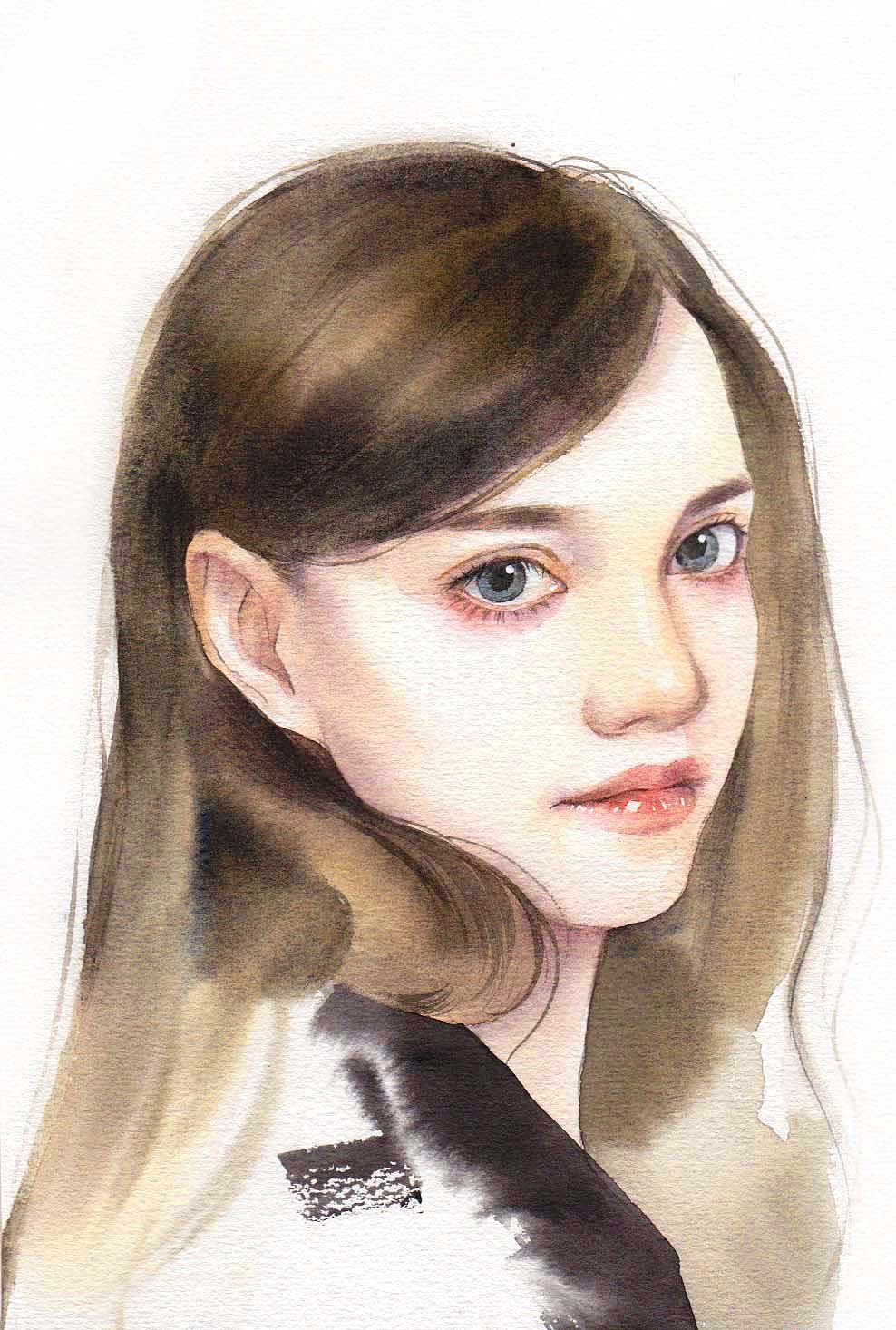 【简熹手绘】水彩人物插画合集（图ZMjIyMDQzOTky） - 绘画 - 站酷设计师简熹原创素材 - 站酷ZCOOL