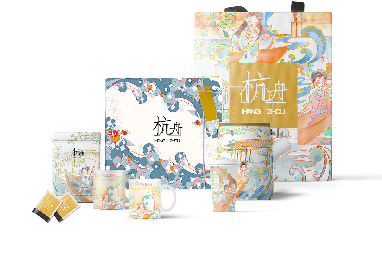 "杭舟"大运河文创设计
