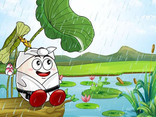 谷雨（我在等一個(gè)人淋雨）（個(gè)人主頁-ZNDYzMTMyMjQ=） - 商業(yè)插畫 - 站酷設(shè)計(jì)師冷漠的探花原創(chuàng)素材 - 站酷ZCOOL