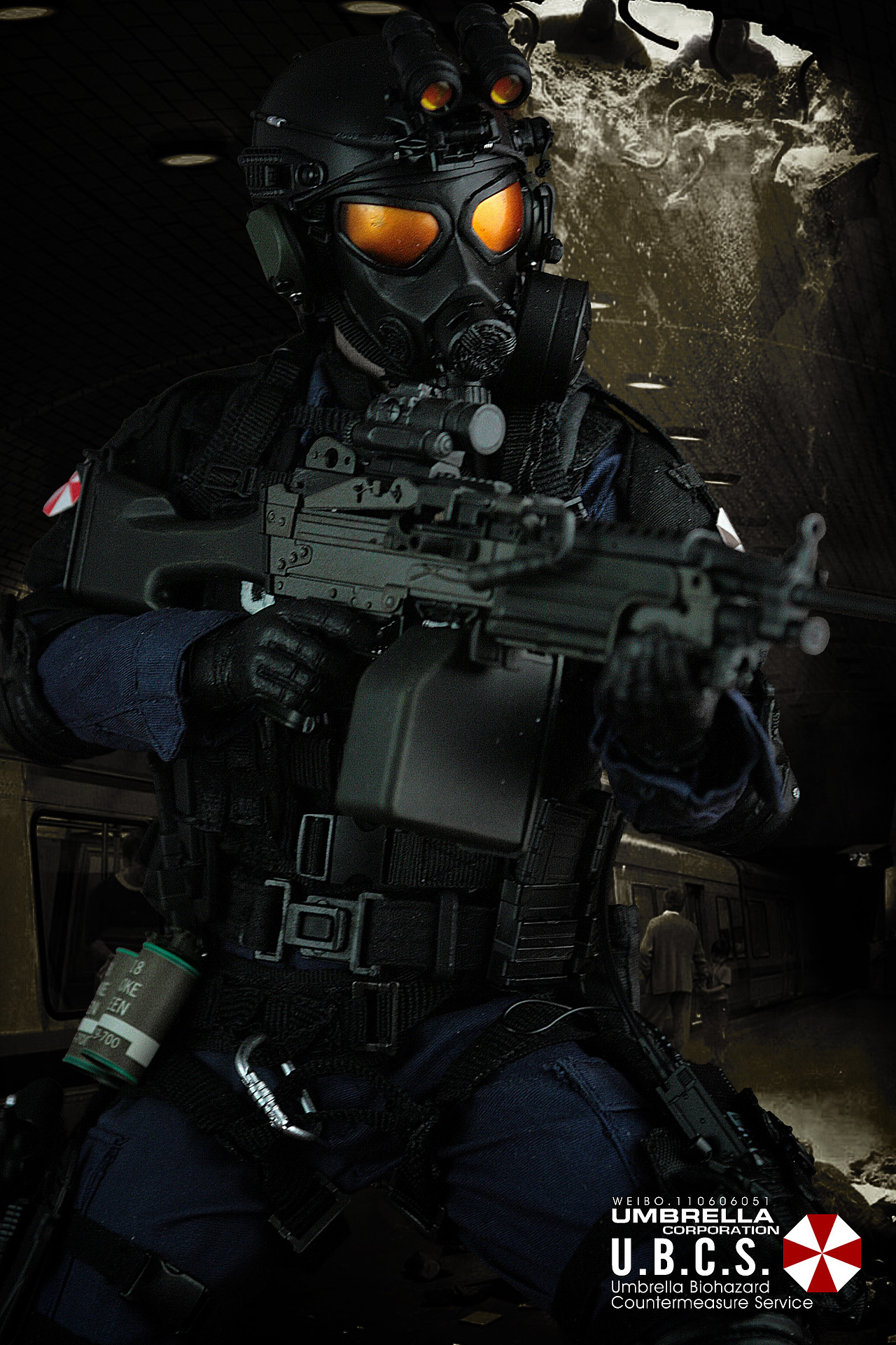自d安布雷拉生化危机紧急对策部队特种兵ubcs