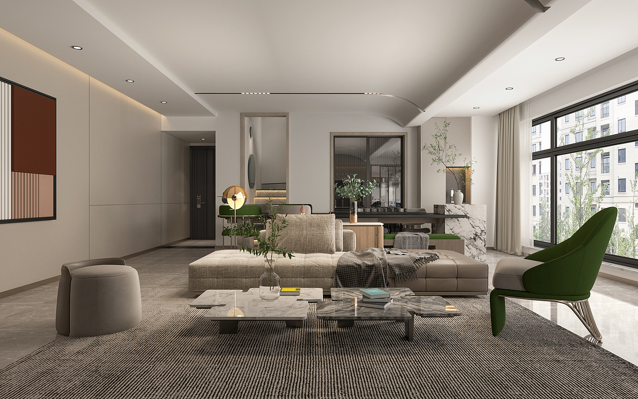 璞道设计/贵阳华润悦府（图ZMjY1NDg5NTAw） - 家装设计 - 站酷设计师璞道设计原创素材 - 站酷ZCOOL