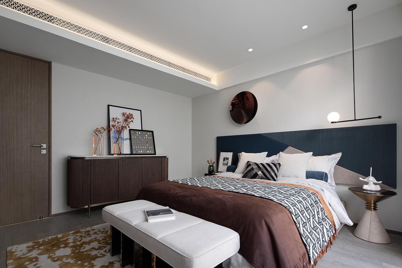 拓者设计吧首发 | 408㎡现代简约静谧生活-無相镜界