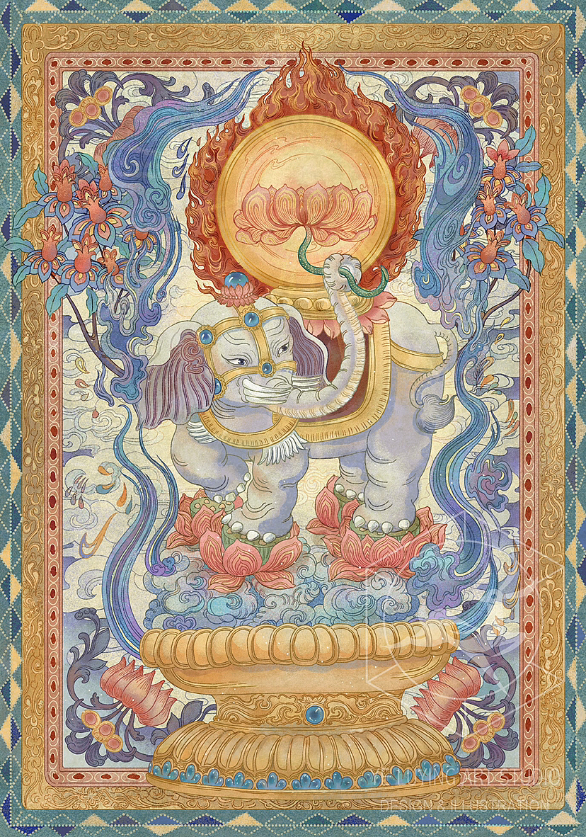 《瑞兽》系列作品(图ZMzI5ODcyMzQ0) - 商业插画 - 站酷设计师叶露盈原创素材 - 站酷ZCOOL