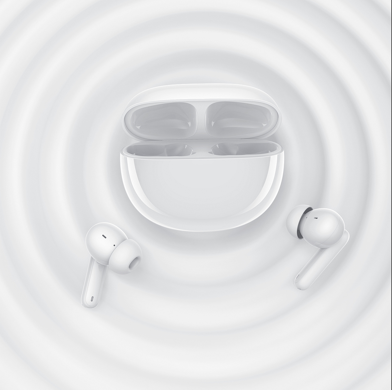 三月产品渲染~(蓝牙耳机)