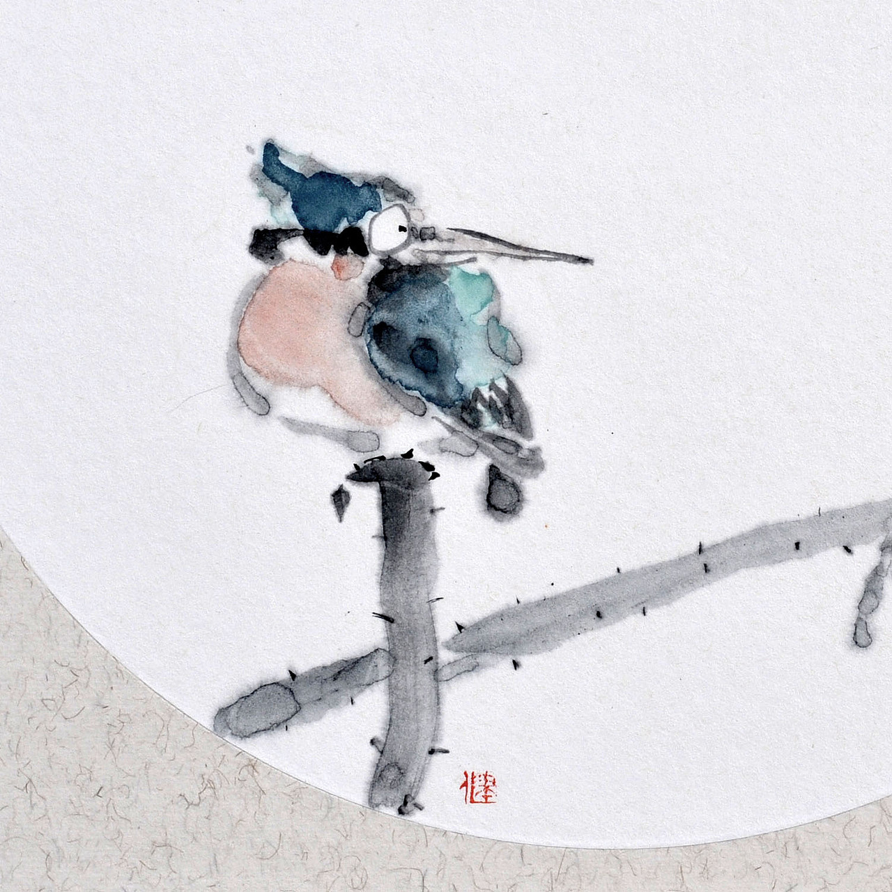 纸本水墨－花鸟作品（图ZMTQ5Njg4MDc2） - 绘画 - 站酷设计师茶舍原创素材 - 站酷ZCOOL