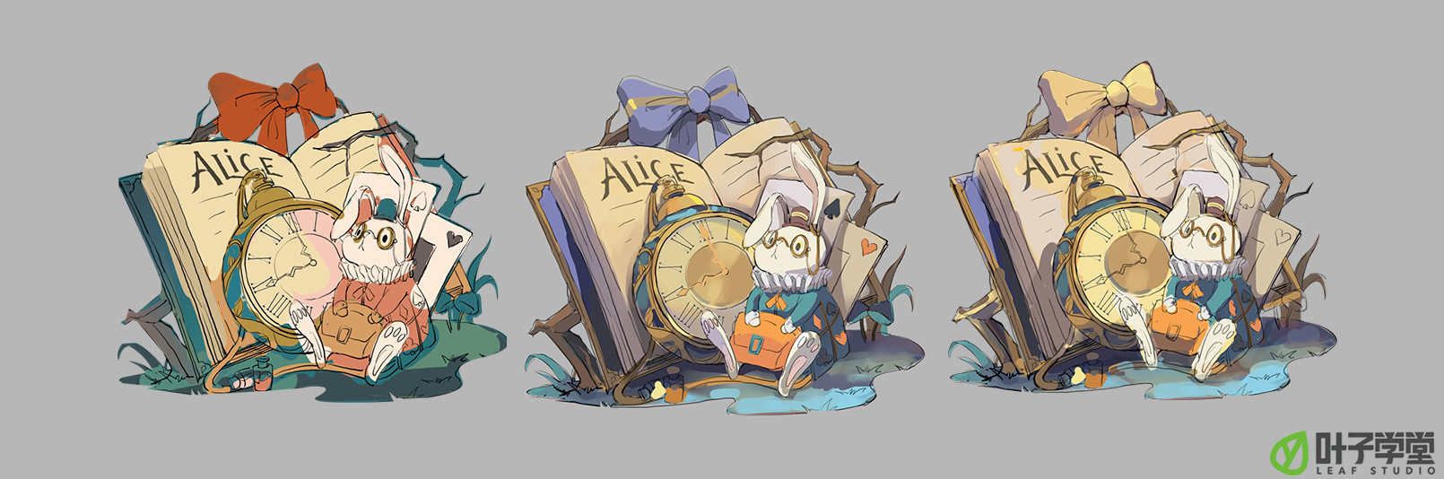 【icon设计分享】爱丽丝梦游仙境——章节入口图标