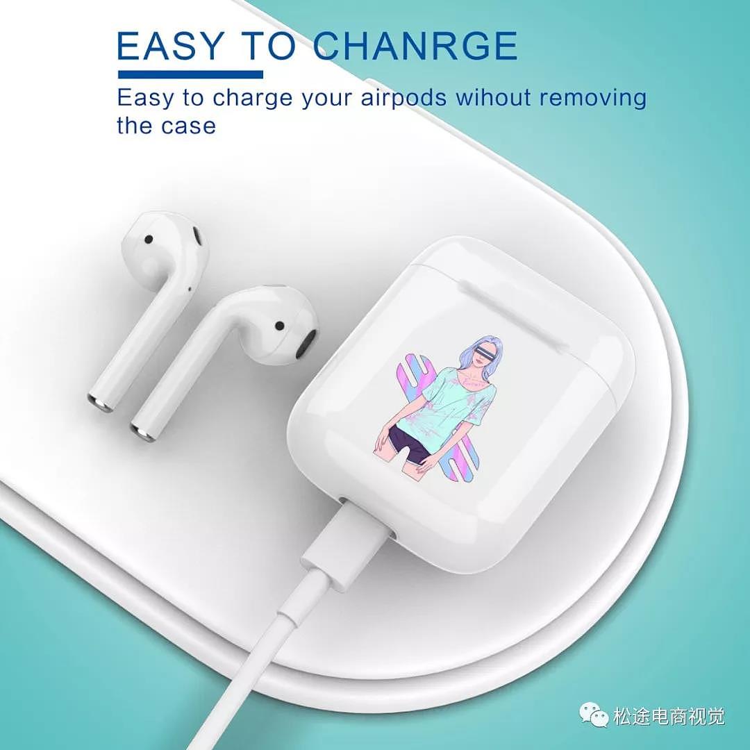 AirPods 耳机壳电商展示（图ZMjMwOTk3NTE2） - 海报 - 站酷设计师黑光视觉原创素材 - 站酷ZCOOL