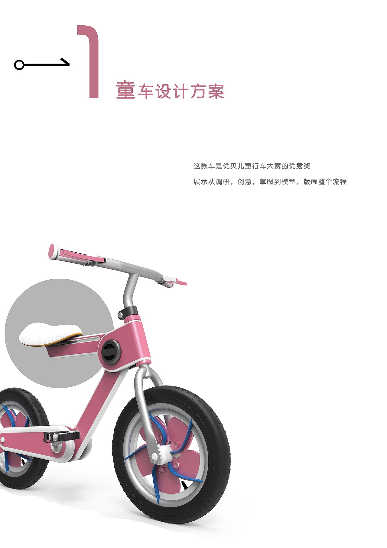 PINK BABY两用儿童自行车