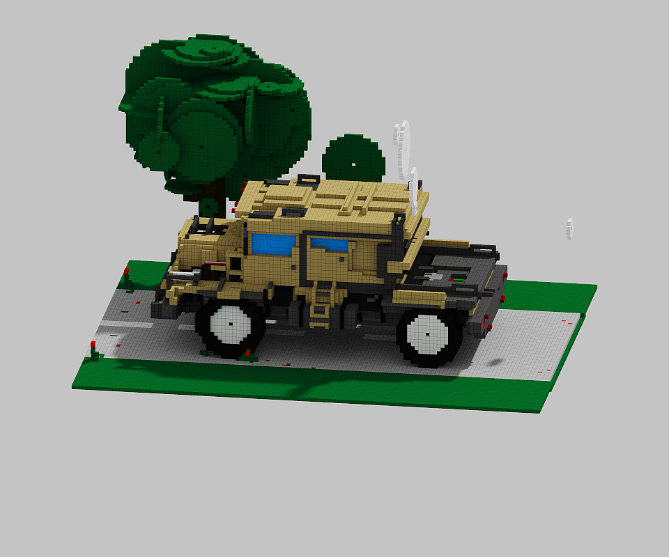 MagicaVoxel--卡车头（图ZMzQwNzg3MTky） - 动画/影视 - 站酷设计师Maxyang1900原创素材 - 站酷ZCOOL