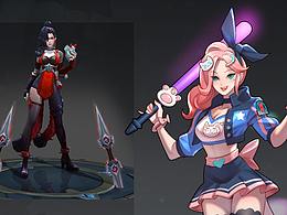 《王者榮耀》荊軻-校園皮膚-原畫設(shè)計(jì)