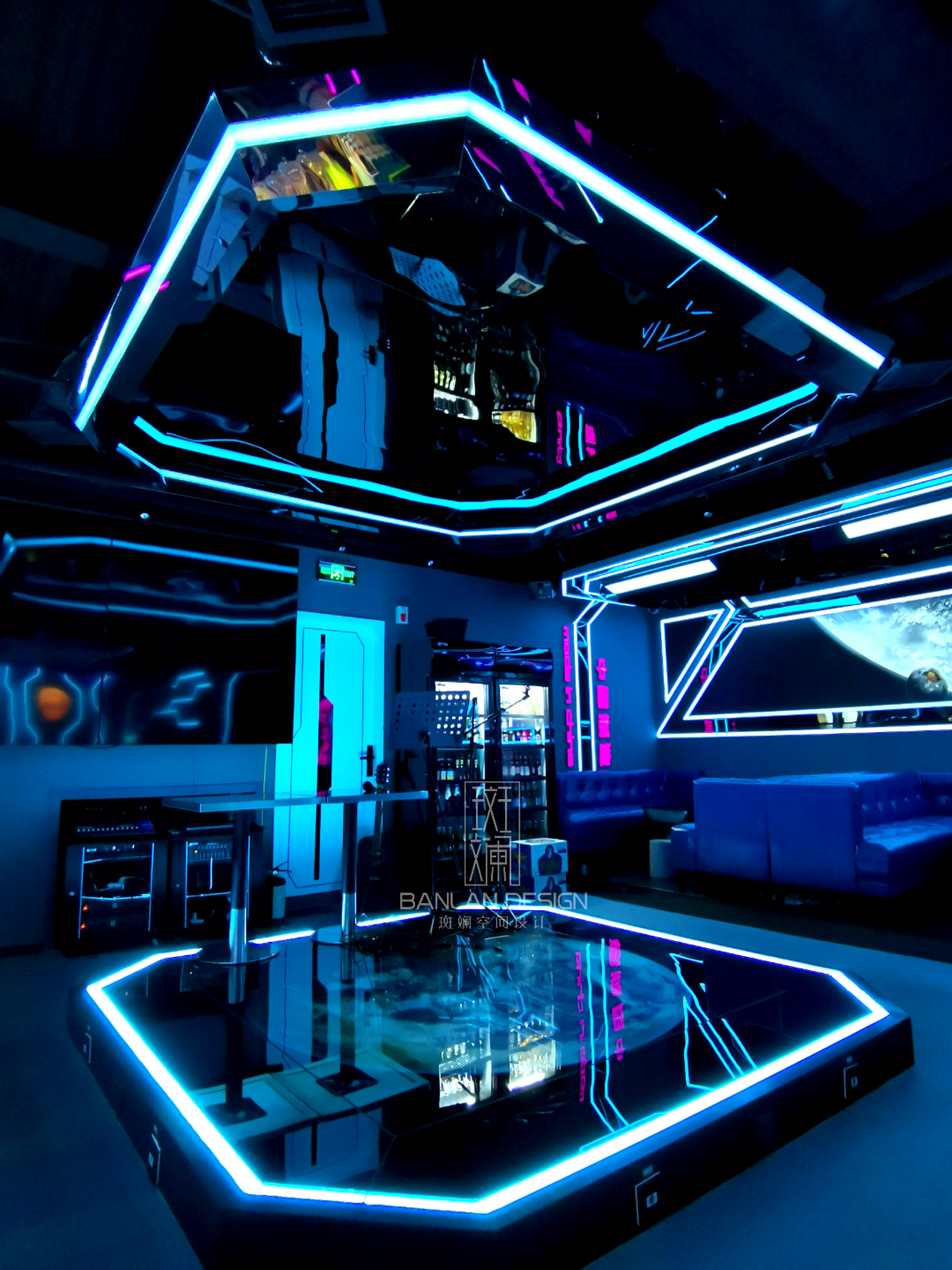 斑斓空间｜流浪星球酒吧（图ZMTc2NjA5NTQ4） - 家装设计 - 站酷设计师斑斓空间设计原创素材 - 站酷ZCOOL