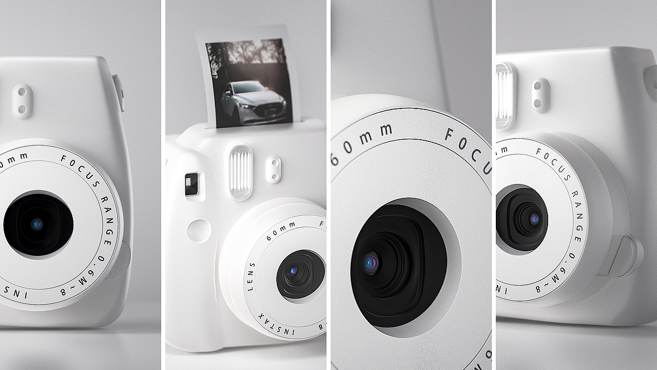 产品渲染-【拍立得】