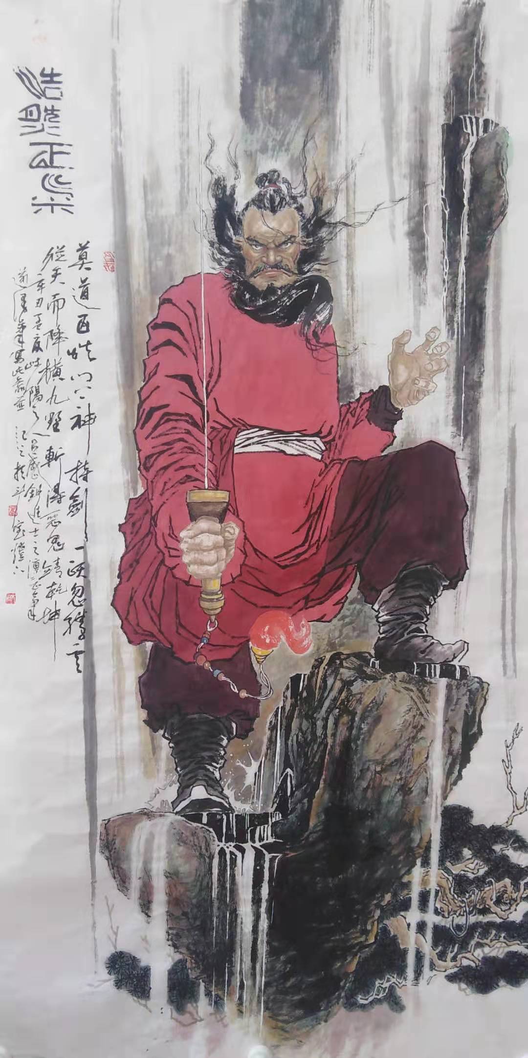 董安林钟馗国画_董安林-站酷zcool