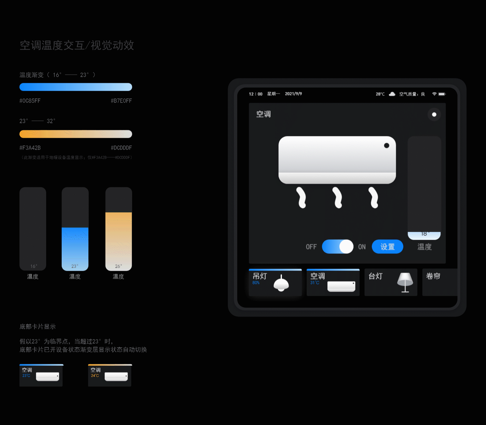 讯飞屏发-AIOT面板智能家居面板比赛概念（图ZMjY3Njk0NzQw） - 交互/UE - 站酷设计师Loun_N原创素材 - 站酷ZCOOL