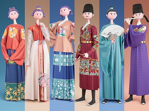 服章之美——3D汉服人物系列