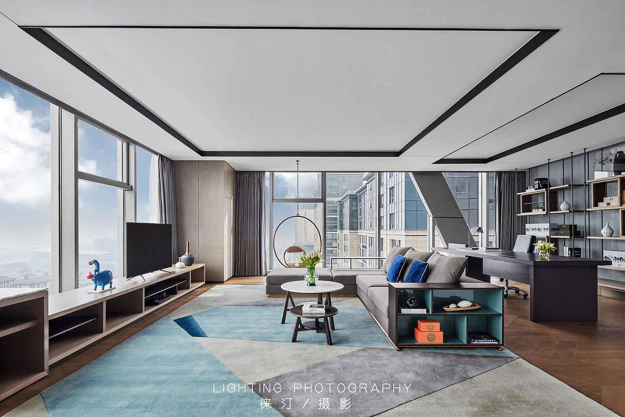 环境建筑摄影,航拍,酒店环境图拍摄,健身房空间摄影