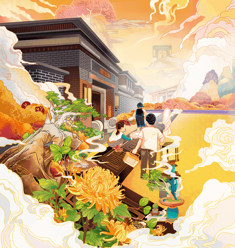 24节气+节日图泰禾（图ZMjM5MTYzMDUy） - 商业插画 - 站酷设计师C君_Children原创素材 - 站酷ZCOOL