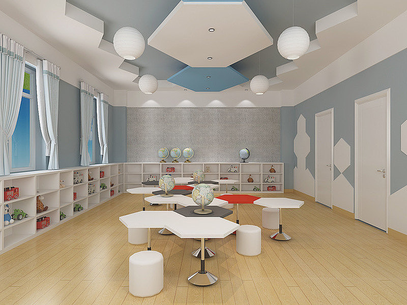 【西安幼儿园装修设计】西安关山幼儿园设计图