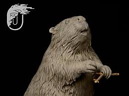 蒙新河狸泥模完成