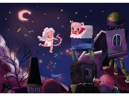 仙人掌女孩（个人主页-ZNDg2NjYyNjg=） - 儿童插画 - 站酷设计师南方蛐蛐原创素材 - 站酷ZCOOL