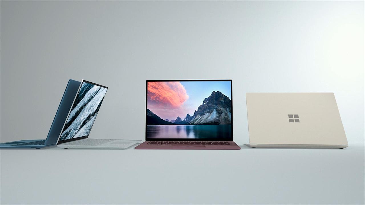 微软surface laptop笔记本宣传片(临摹)