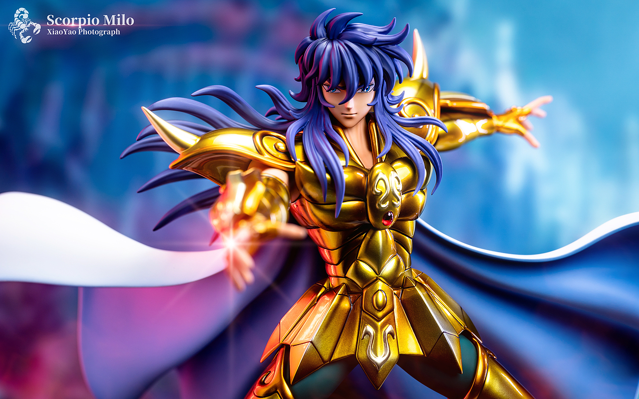 黄金圣斗士! 天蝎座雕像摄影