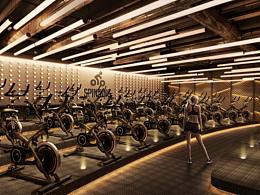 河北邯郸｜未来感重工业科幻风健身房设计
