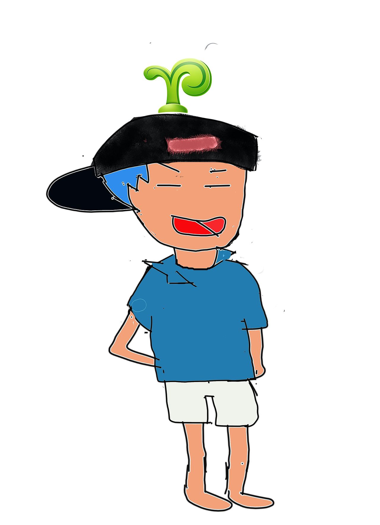 酷酷（圖ZMjEzNTU2MTQ4） - 單幅漫畫 - 站酷設(shè)計(jì)師舜華零雨原創(chuàng)素材 - 站酷ZCOOL