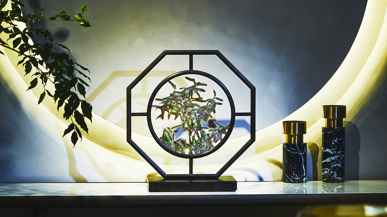 观园屏风艺术摆件