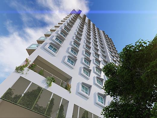 大学宿舍建筑建模