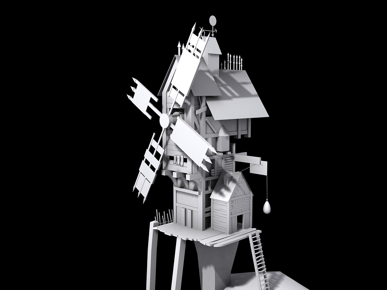 3d建模 大学作业（图ZMjE5MTMxMDQ=） - 建筑/空间 - 站酷设计师YIN_XUE_0原创素材 - 站酷ZCOOL