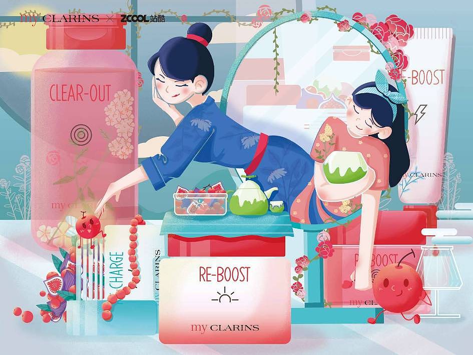 ＃ my CLARINS 寻找天然好食肌＃|镜中世界（图ZMjk3Nzg3MjAw） - 品牌 - 站酷设计师木吉鱼原创素材 - 站酷ZCOOL